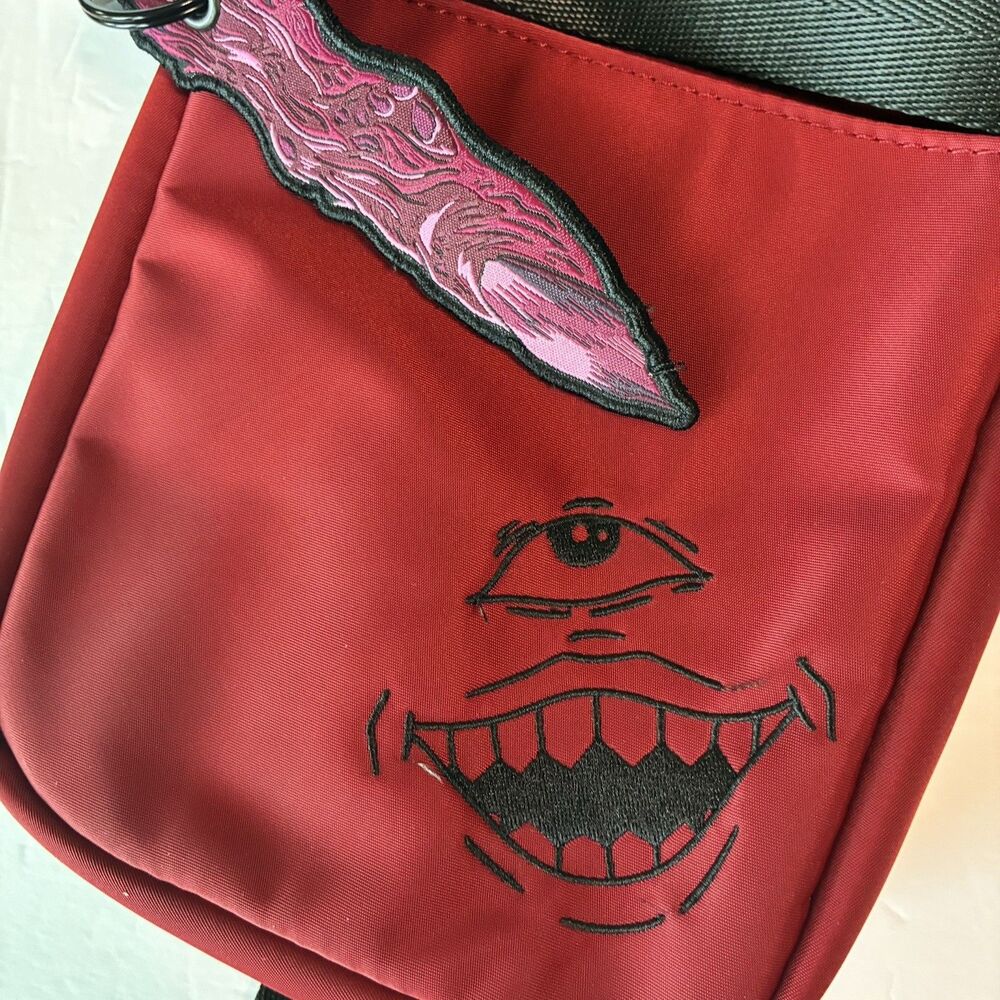 Jujutsu Kaisen Sukuna Red Black Crossbody Bag Satchel Buckle Purse Anime Gift - Picture 2 of 12
